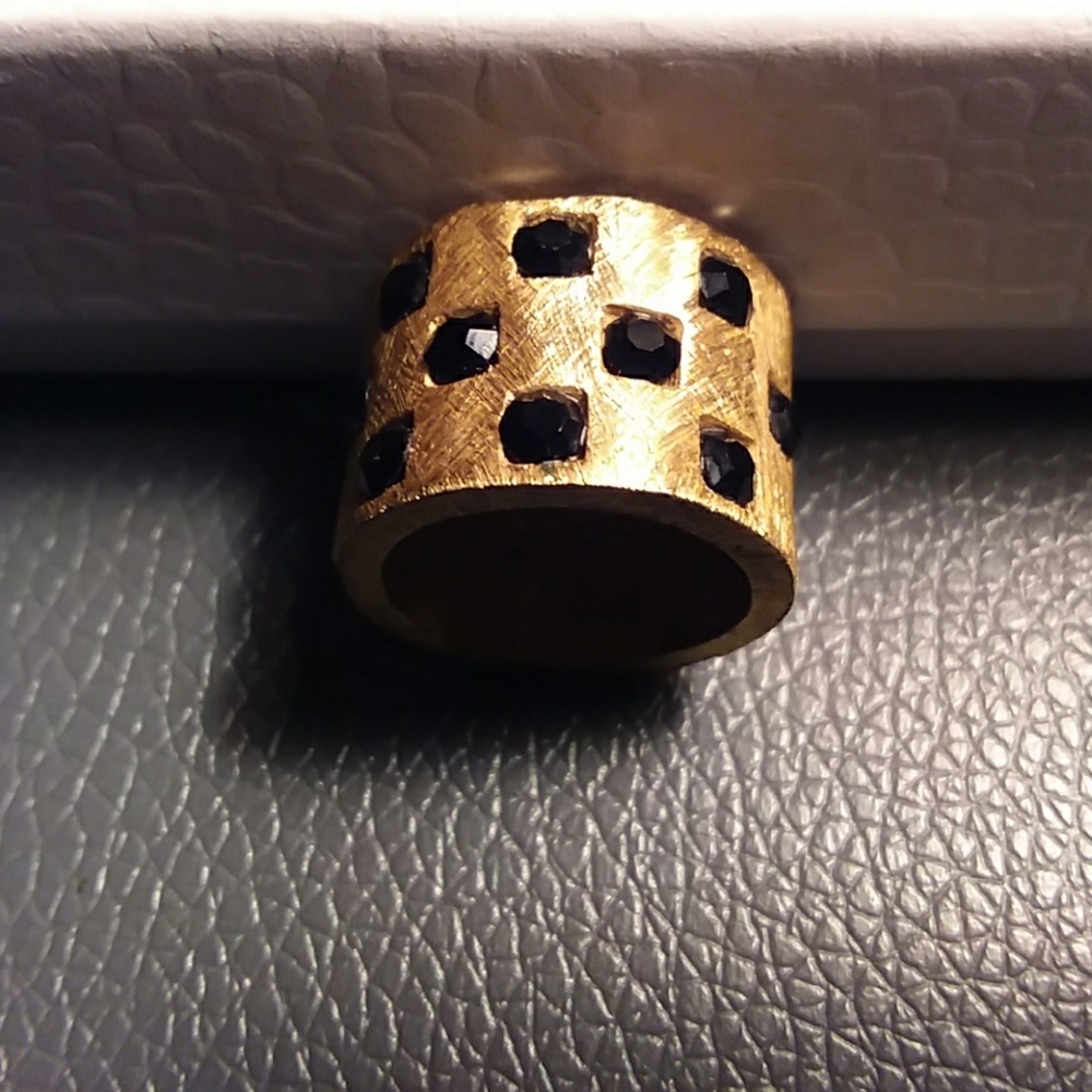 Vintage Gold Ring Size 5.5 Wide Band